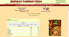 Desktop Screenshot of medwayfamouspizza.com